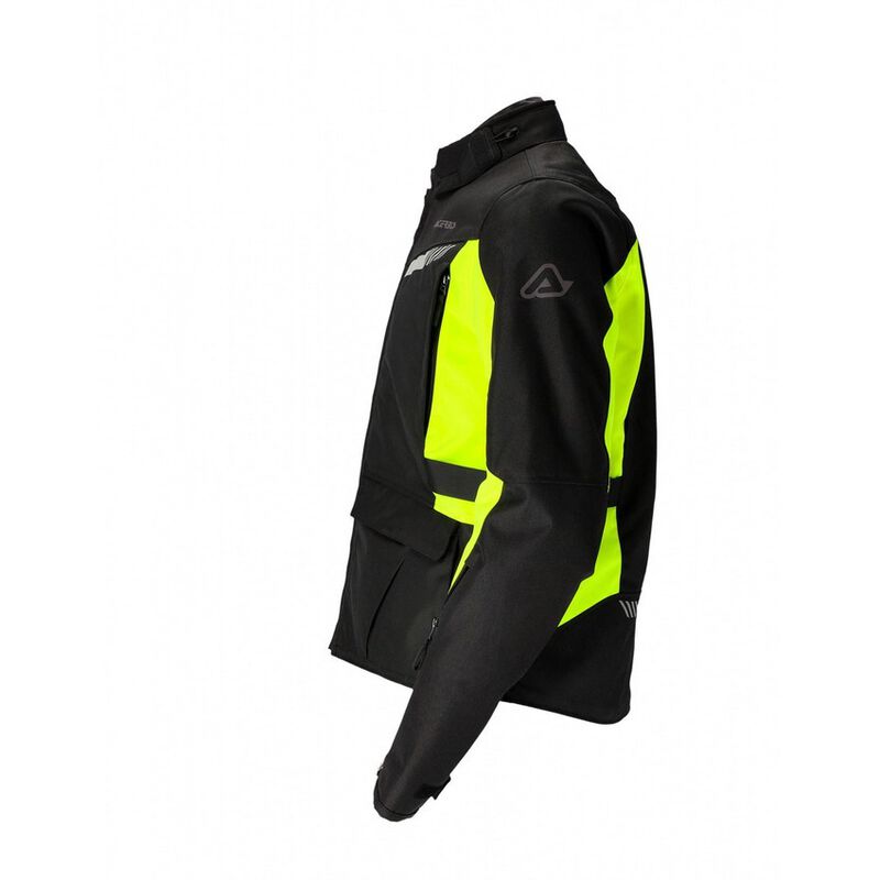 Giacca moto ACERBIS X-TRAIL CE - nero/giallo fluo