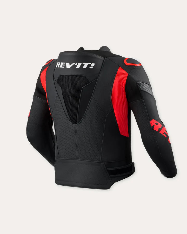 Giacca Argon 3 Pro Rev'it - Nero / neon red