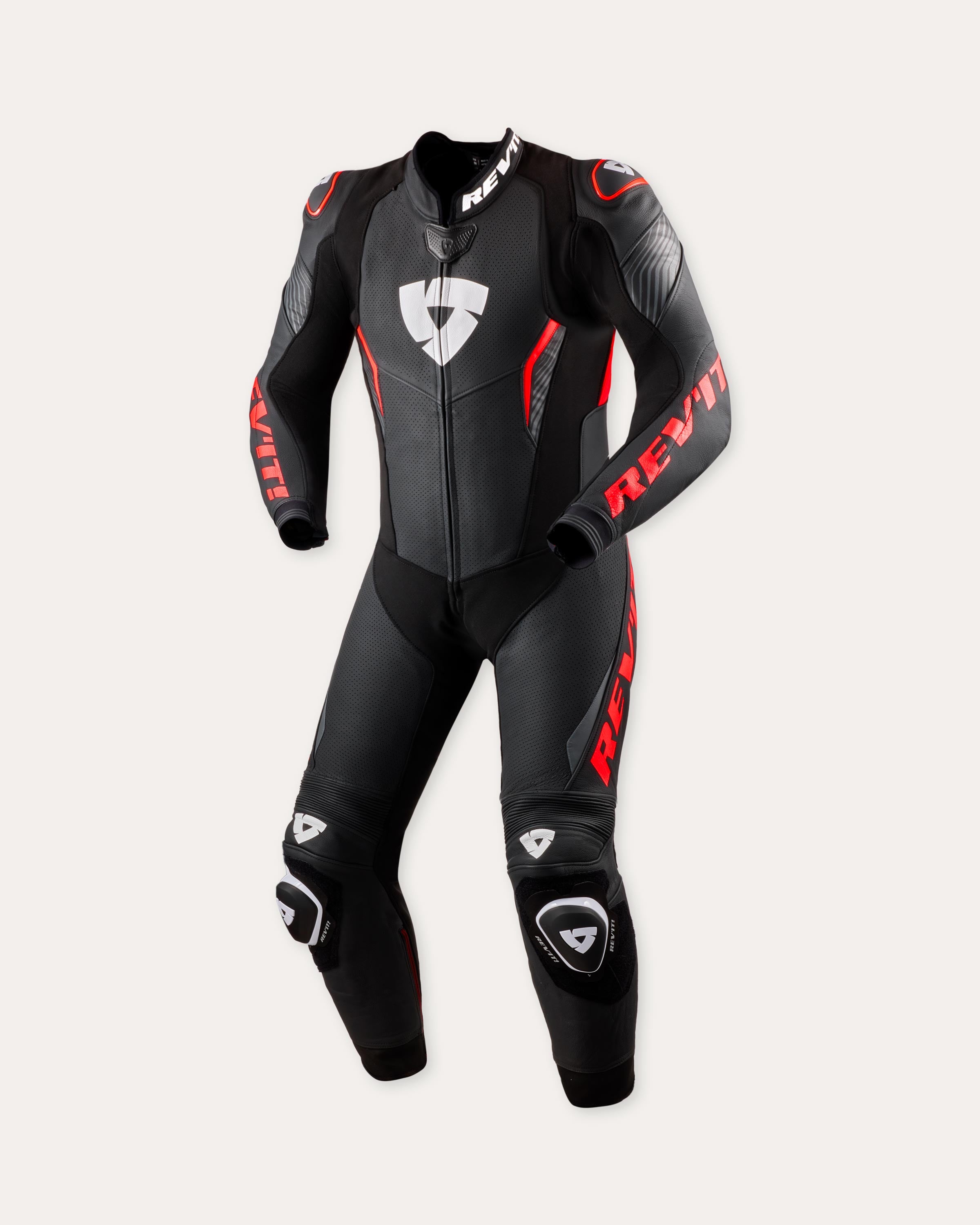 REV'IT TUTA INTERA ARGON 3-NERO ROSSO
