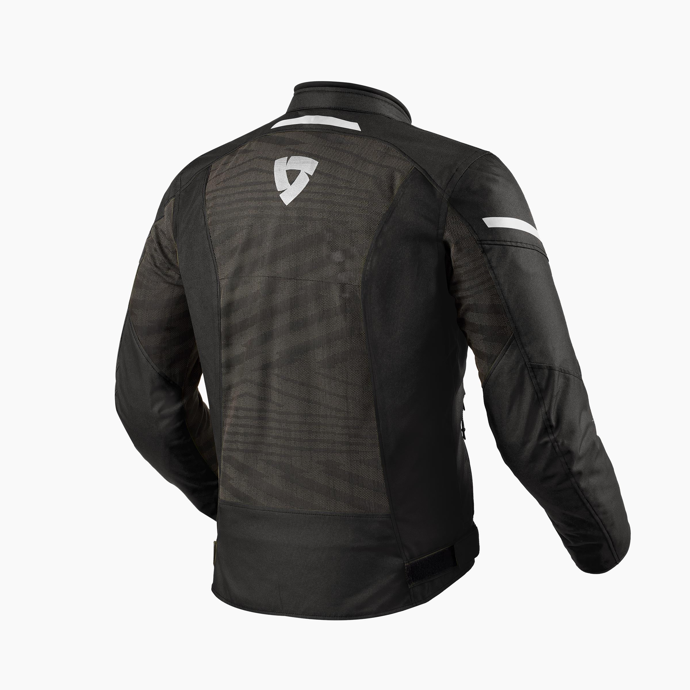 Rev'it TORQUE 2 H2O Sommer-Motorradjacke – Schwarz Weiß