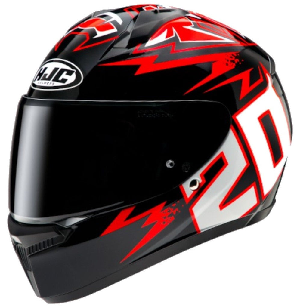 Casco integrale HJC C10 Diablo Mask - nero / rosso