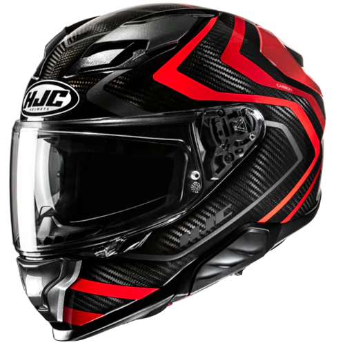 Casco Integrale HJC F71 Nevio Carbon gloss - Nero / Rosso