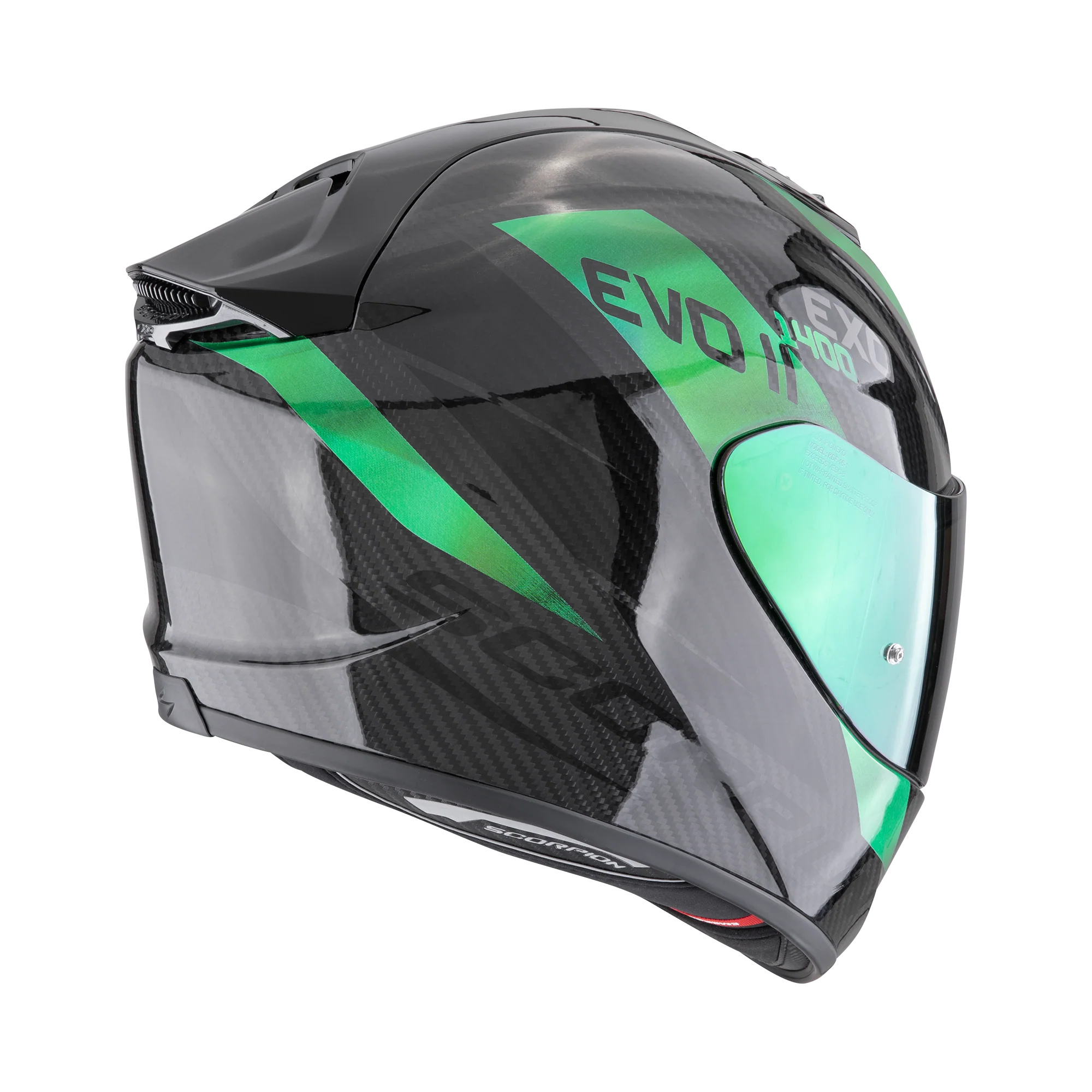 Casco integrale Scorpion EXO-1400 EVO II PLATTED - Nero Verde