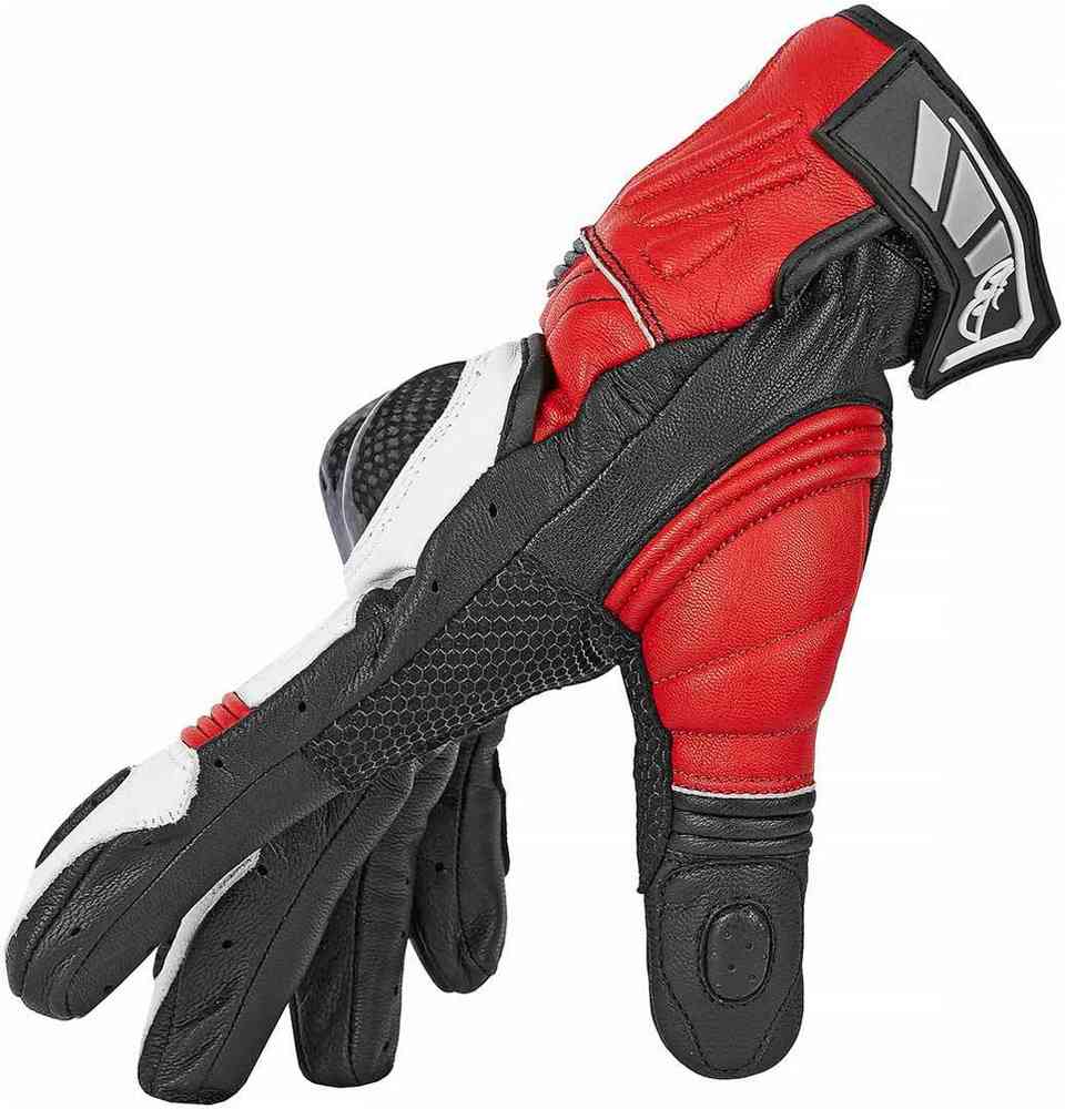 BERIK NEXG Motorradhandschuhe - schwarz/rot/weiß