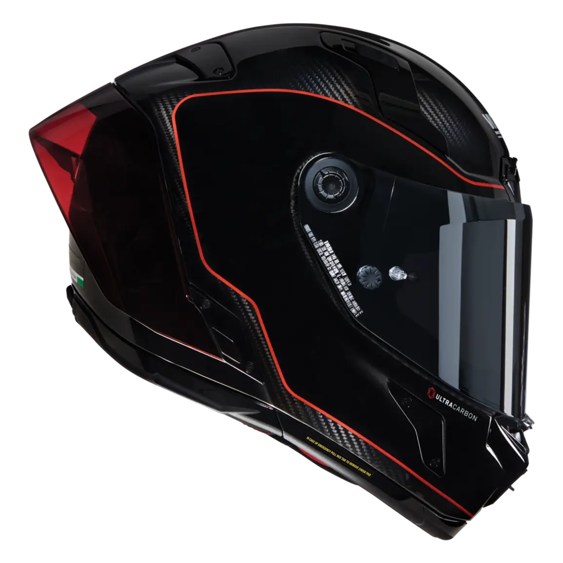 Casco Integrale X-804 RS Asso di picche - Nero / Rosso