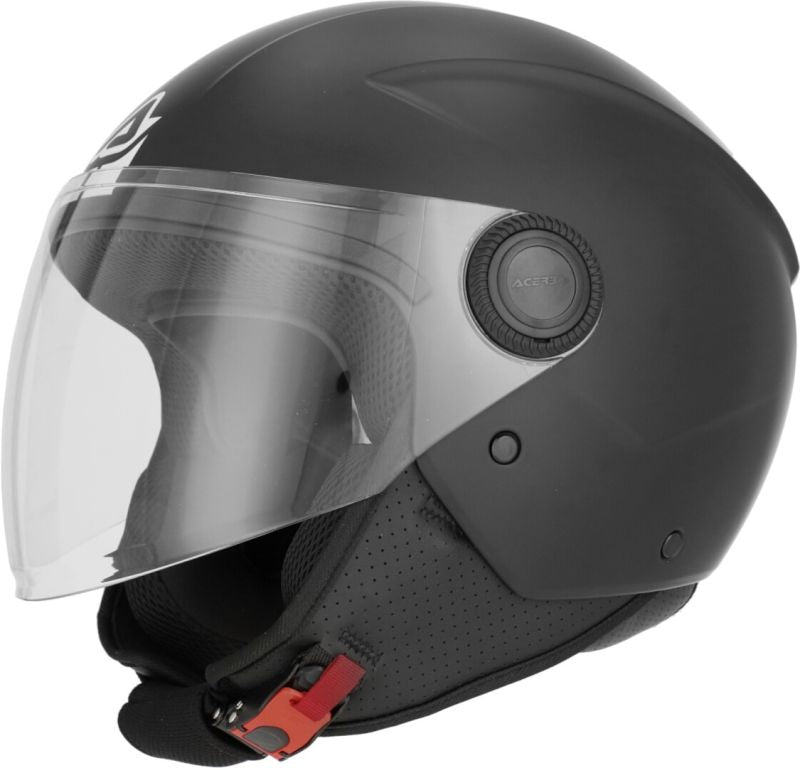 Casco Moto Jet BAMBINO Acerbis Brezza -NERO