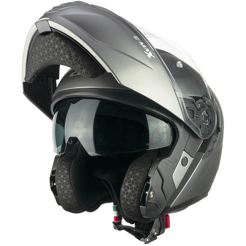 Casco moto modulare CGM C-MAX MONO - grigio antracite