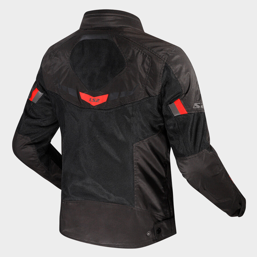 Giacca LS2 Garda Air Man - Nero / Grigio / Rosso