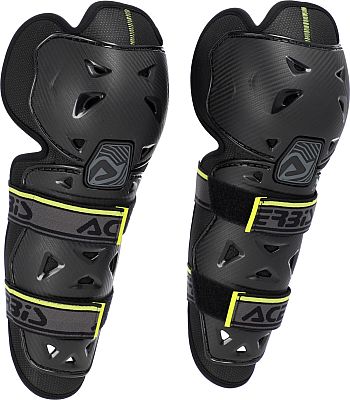 ginocchiera profile 2.0 acerbis- nero giallo