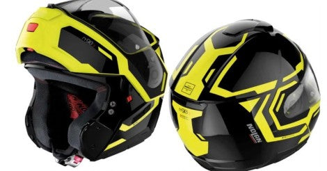 CASQUE MODULAIRE NOLAN N90-3 - Noir/Jaune