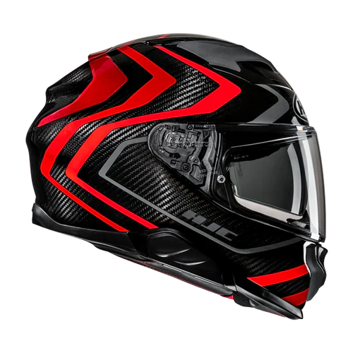 Casco Integrale HJC F71 Nevio Carbon gloss - Nero / Rosso