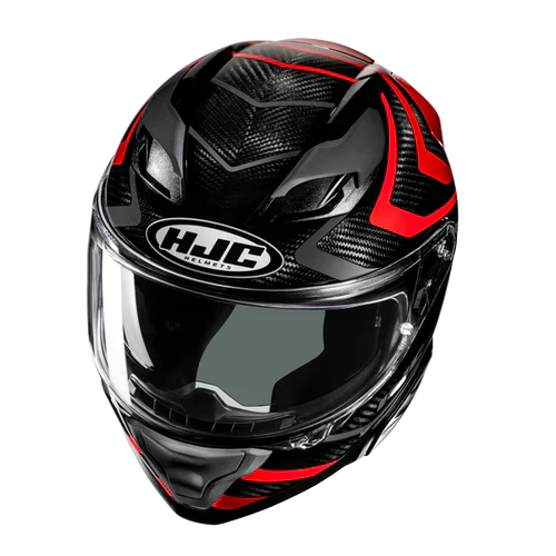 Casco Integrale HJC F71 Nevio Carbon gloss - Nero / Rosso