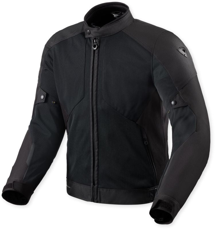 Rev'it TORQUE 2 H2O Sommer-Motorradjacke – Schwarz Weiß
