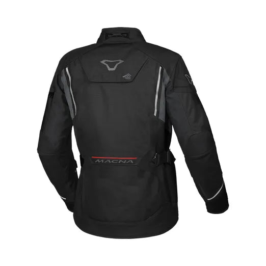 Macna MUNDIAL 3-Lagen-Touren-Motorradjacke Schwarz