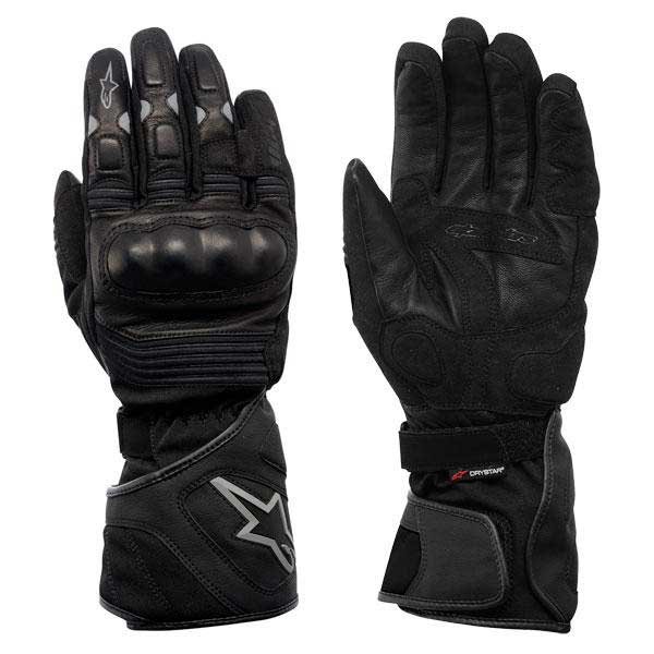 Alpinestars VEGA DRYSTAR Wasserdichte Motorradhandschuhe - schwarz