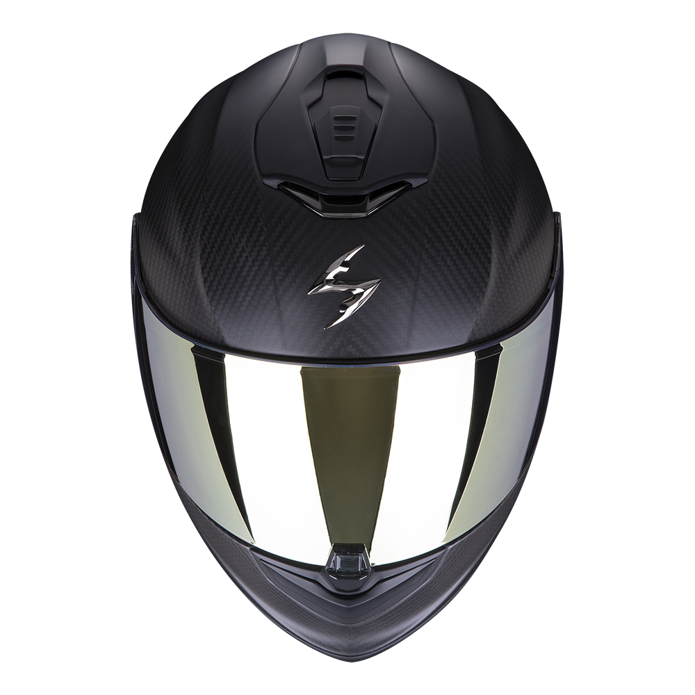 Casco Moto Integrale Scorpion EXO-1400 EVO CARBON ECE22.06 SOLID Nero Opaco