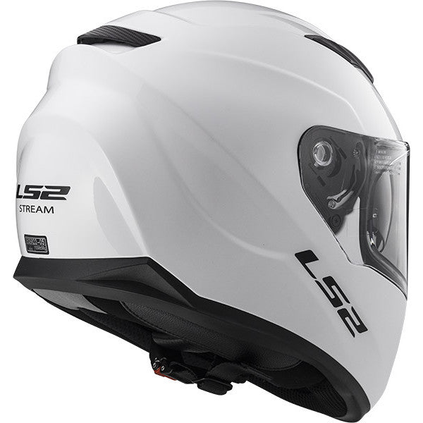 Casco integrale LS2 FF320 STREAM EVO SOLID - bianco lucido