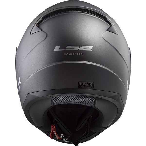 Casco integrale RAPID LS2 FF353 grigio titanio opaco