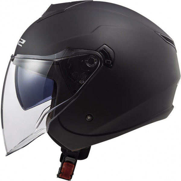 Casco jet LS2 OF573 TWISTER II MONO - Nero opaco