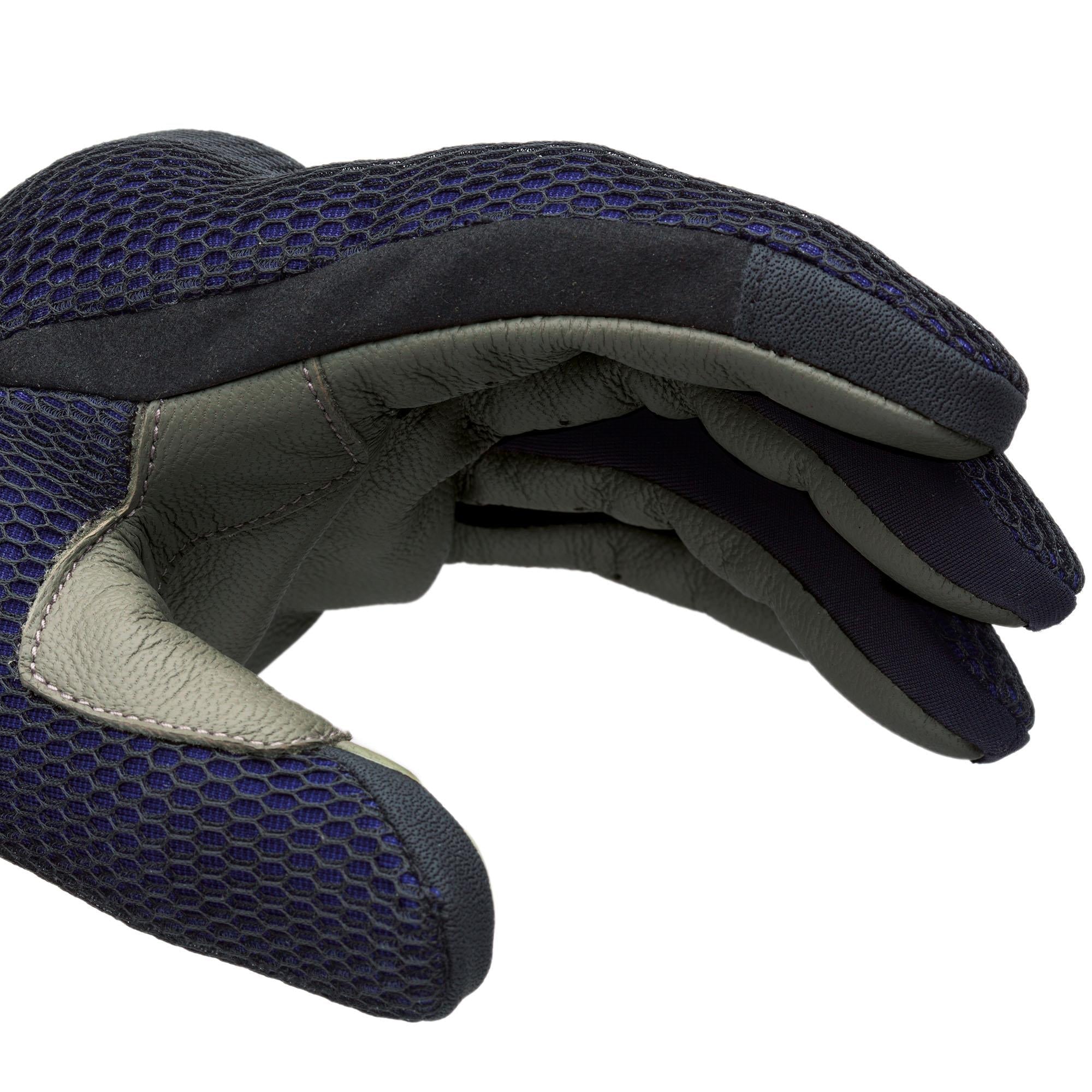 Gants moto été Tucano Urbano EDEN MESH - noir/bleu