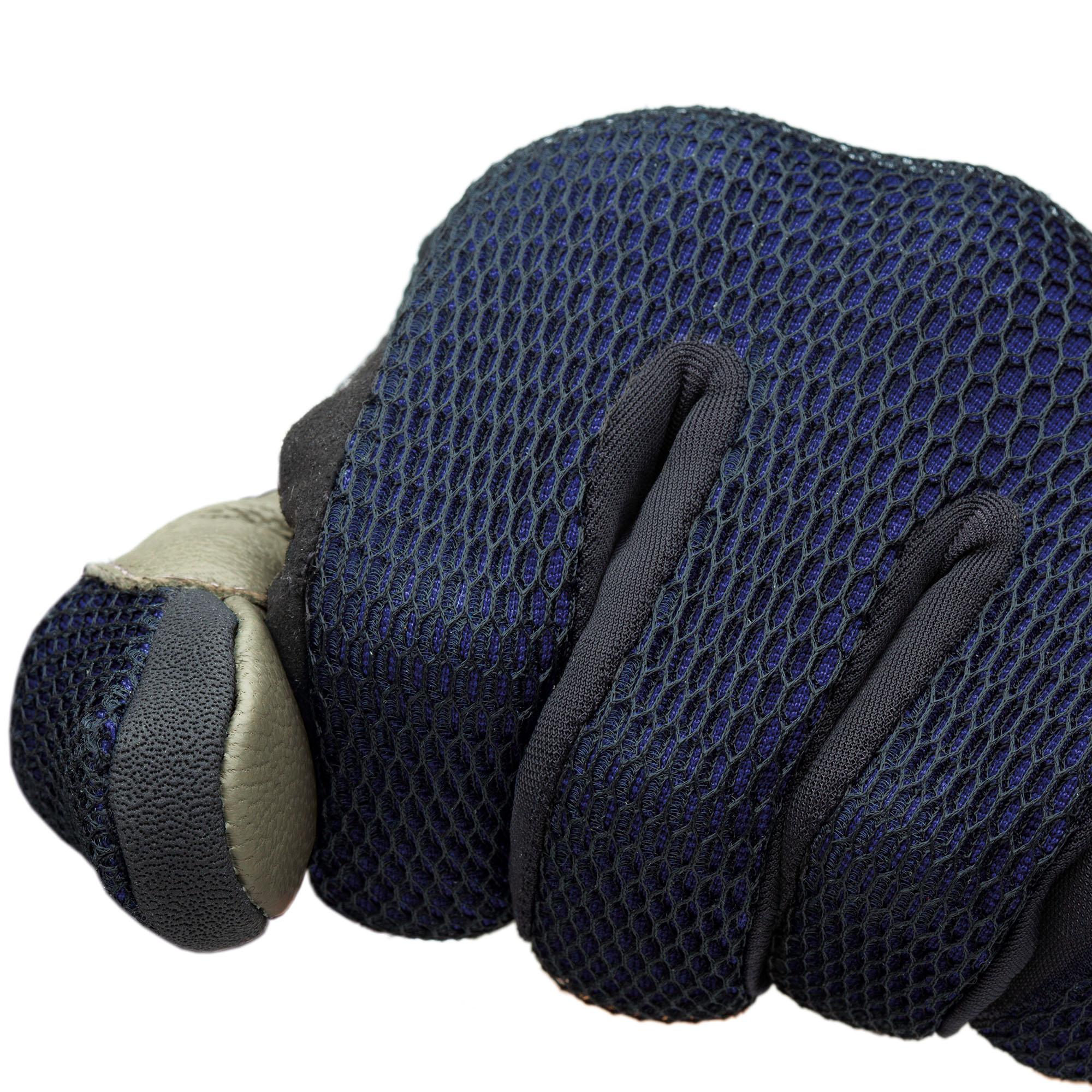 Gants moto été Tucano Urbano EDEN MESH - noir/bleu