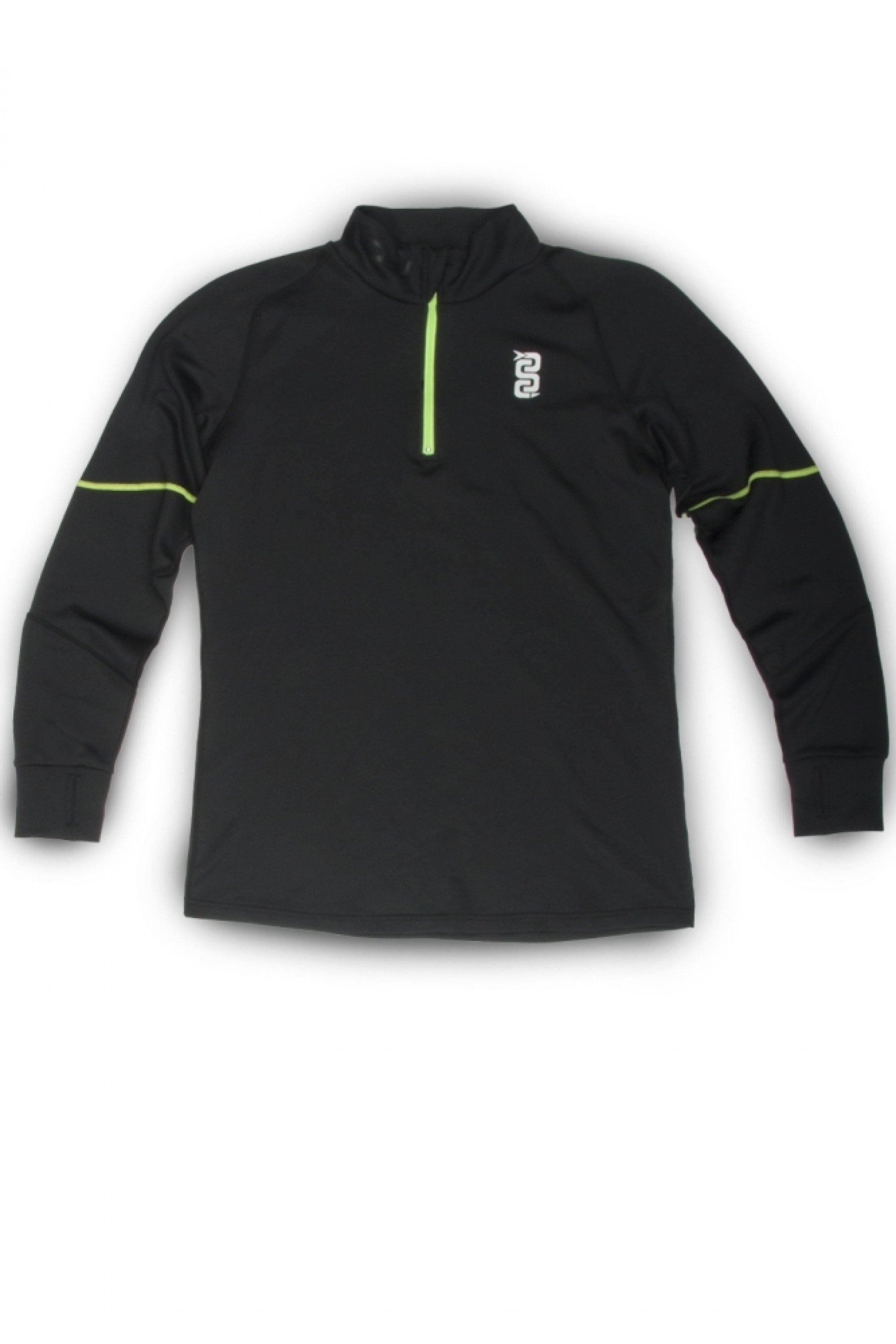 MAGLIA TERMICA TECNICA A MANICHE LUNGHE TRASPIRANTE OJ - NERO F048