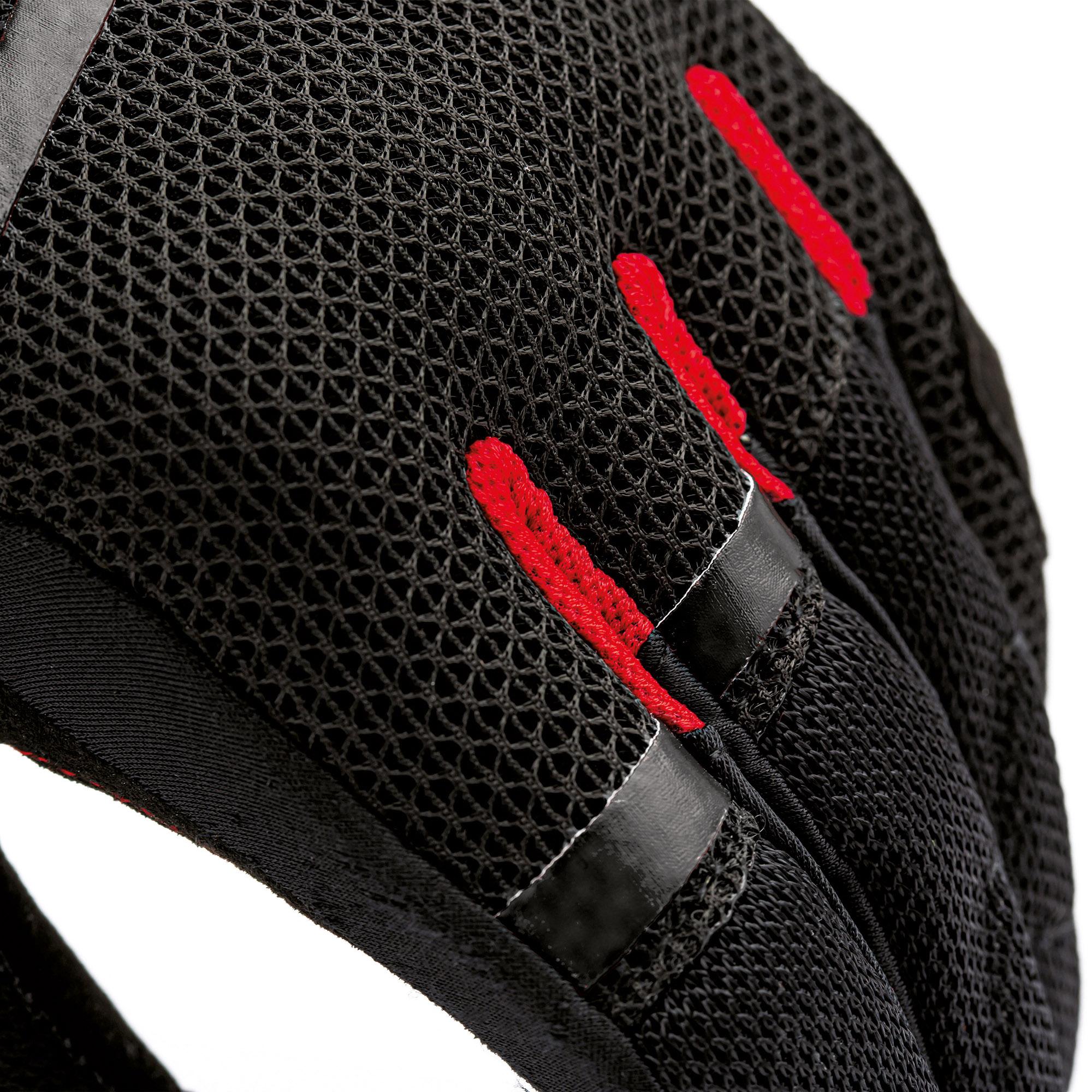 Guanti moto estivi Tucano Urbano PENNA MESH - nero/rosso