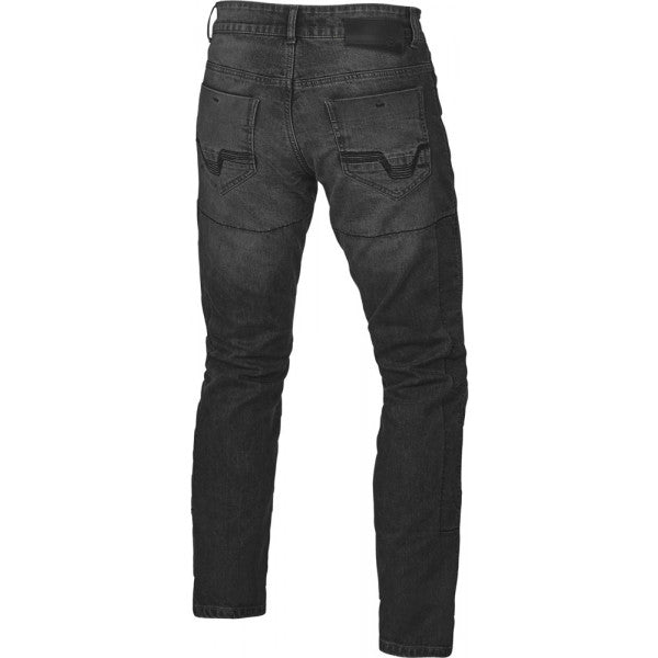 Macna REVELIN Stretch-Motorradjeans Schwarz