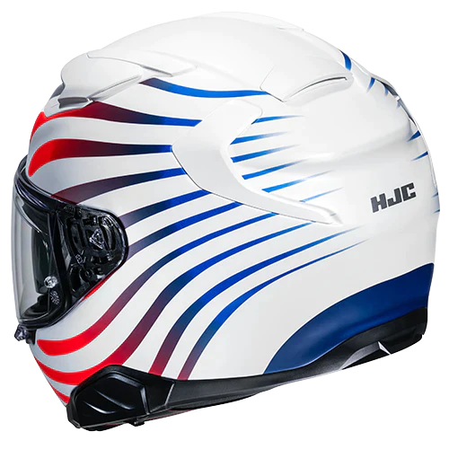 Casco integrale HJC F71 Zen MC21SF fibre miste - Bianco Blu Rosso