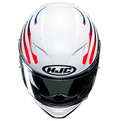 Casco integrale HJC F71 Zen MC21SF fibre miste - Bianco Blu Rosso