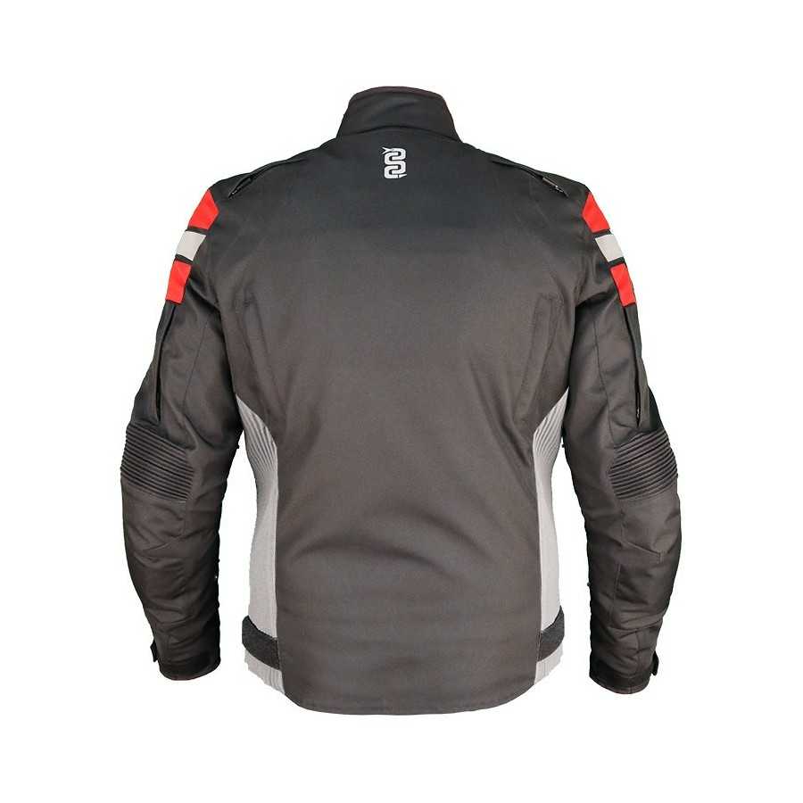 Giacca Tessuto uomo OJ-Mood 4stagioni - Nera/Rossa/Bianca CE