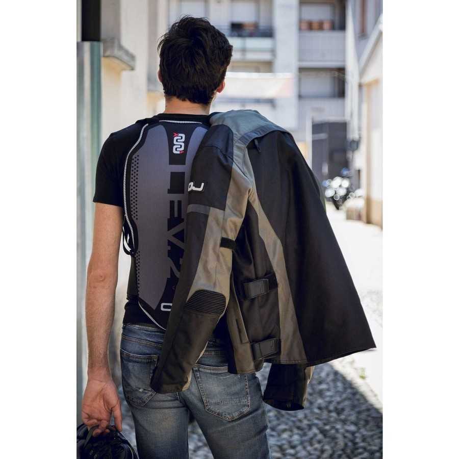 IXS Rückenprotektor - Schwarz / Rot / Weiß