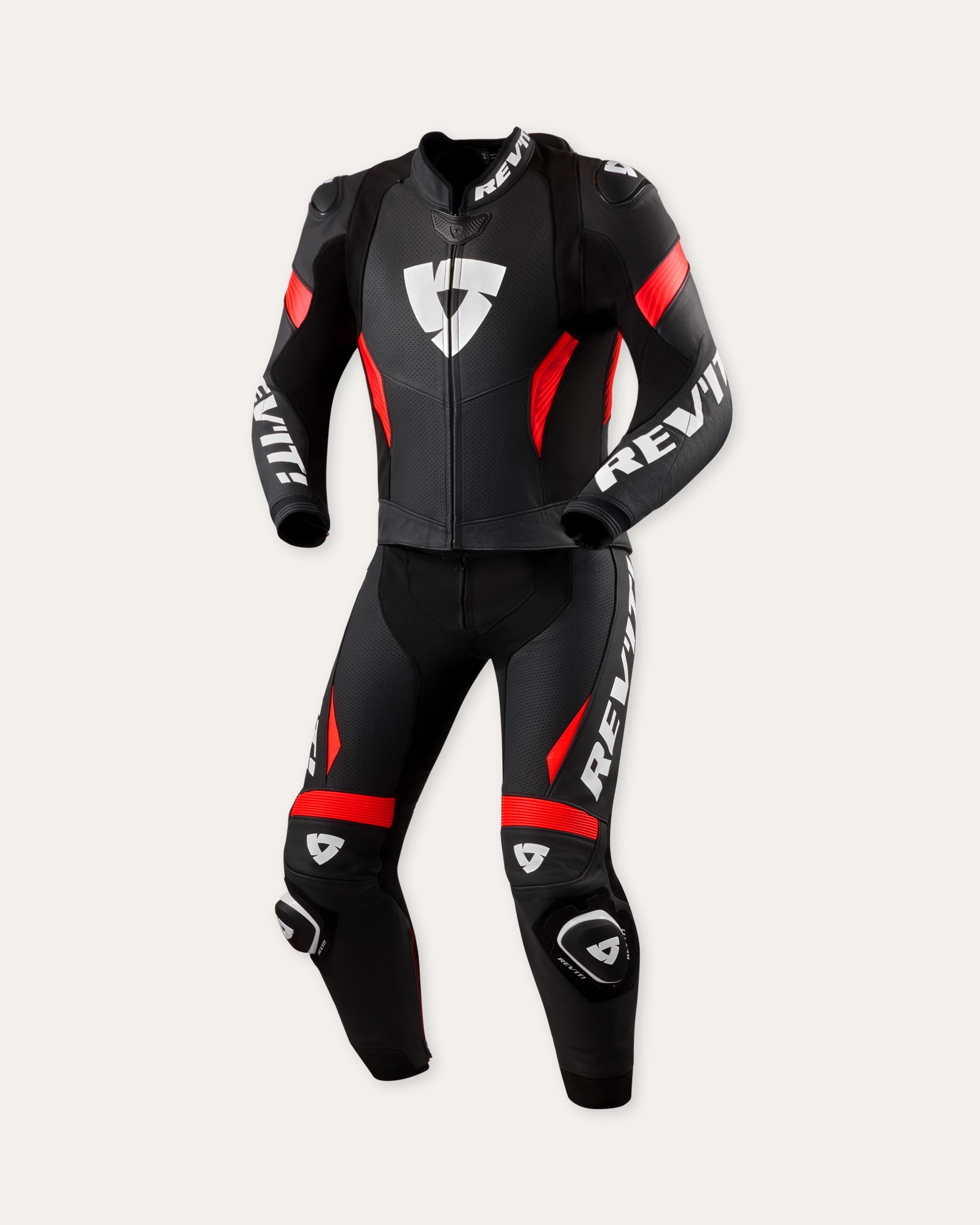 REV'IT TUTA DIVISIBILE ARGON 3-NERO ROSSO