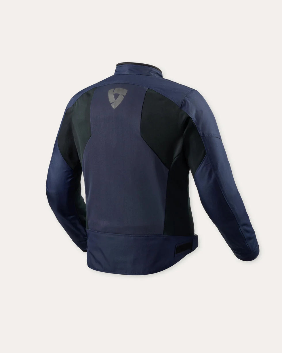 Giacca Moto Estiva Rev'it TORQUE 3 H2O -nero-blu scuro