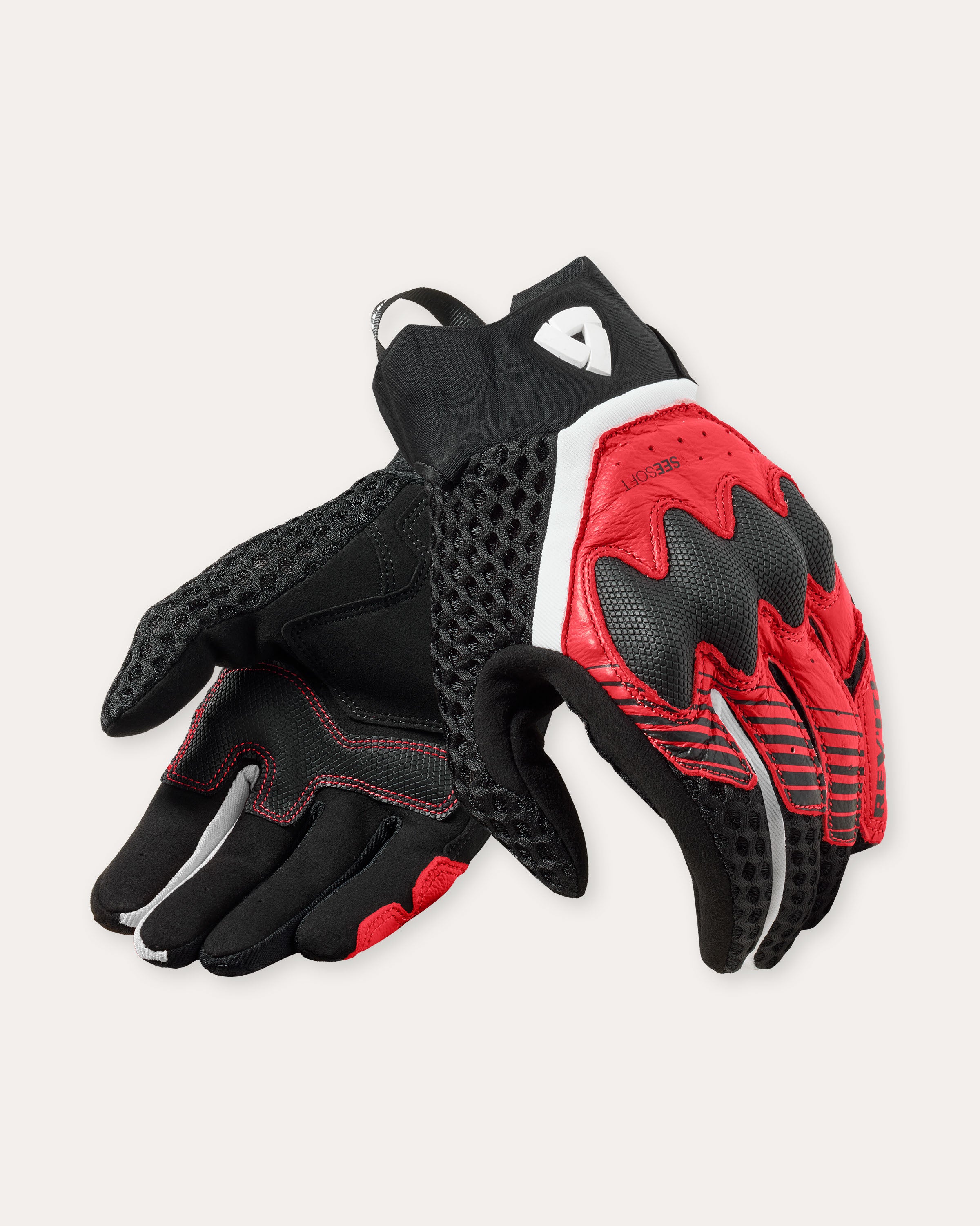 GUANTI REV'IT VELOZ - rosso nero