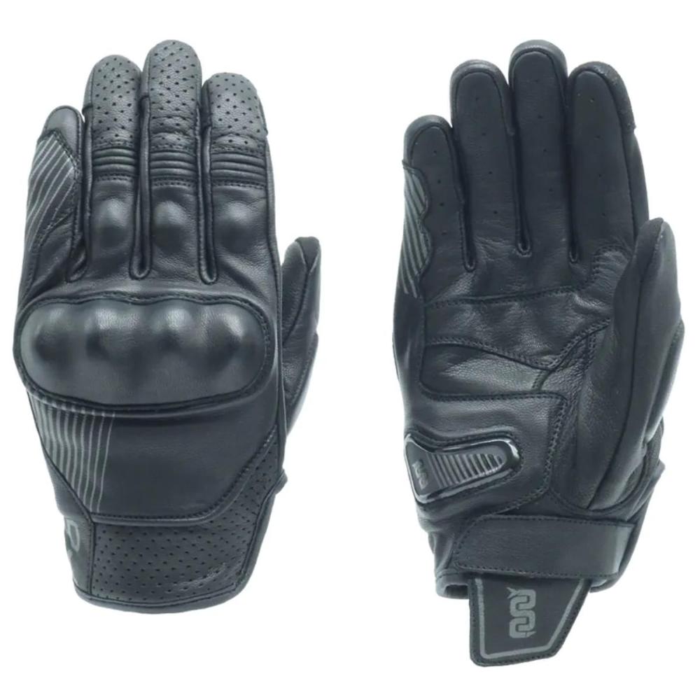Gants en cuir OJ STONE CE - Noir G208