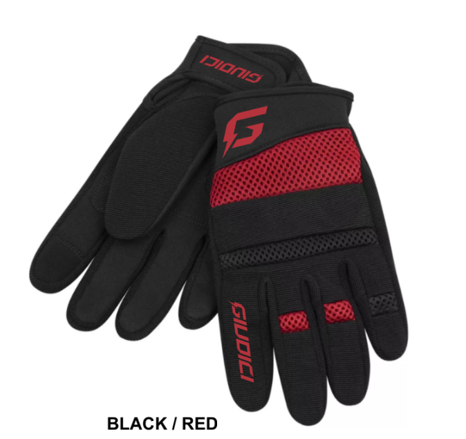 GUANTI GIUDICI ATHENE -NERO ROSSO