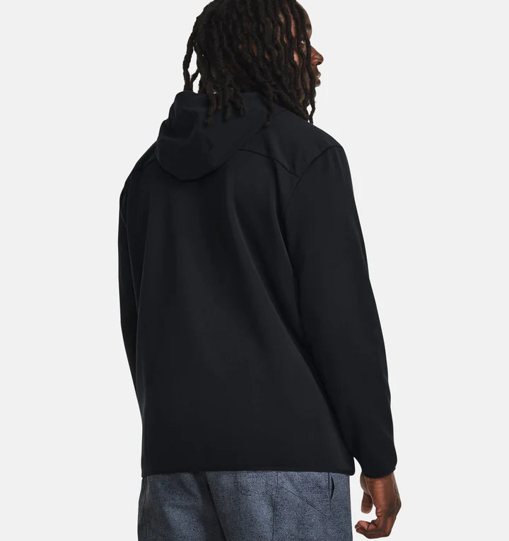 Felpa con Cappuccio Under Armor ESSENTIAL SWACKET - Nero