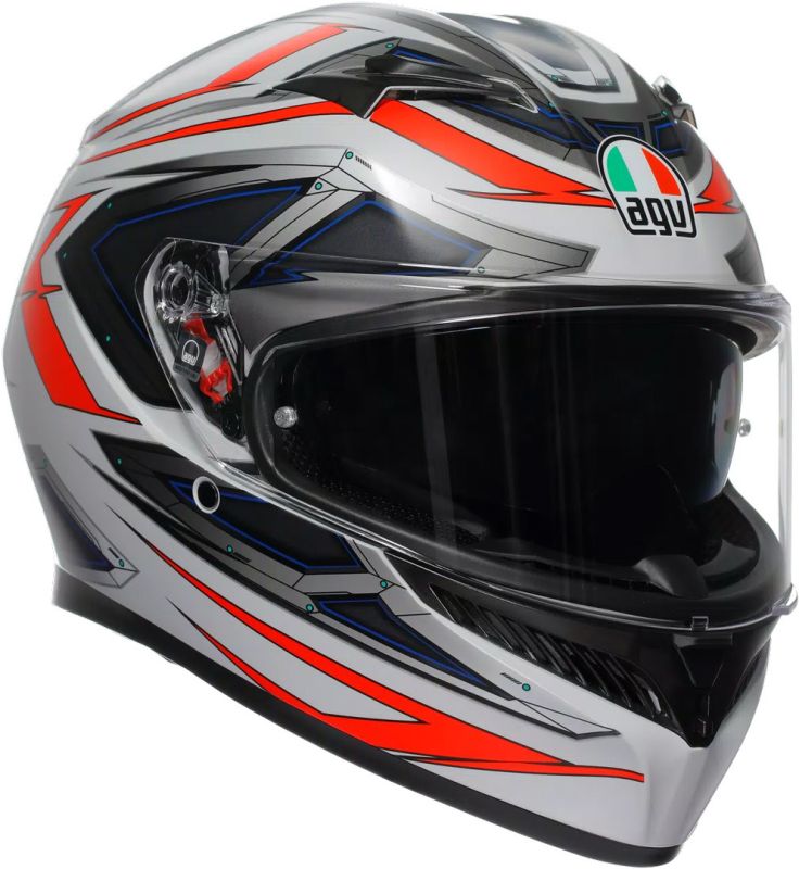 CASCO AGV K3 SPACE - MATTBIANCO ROSSO