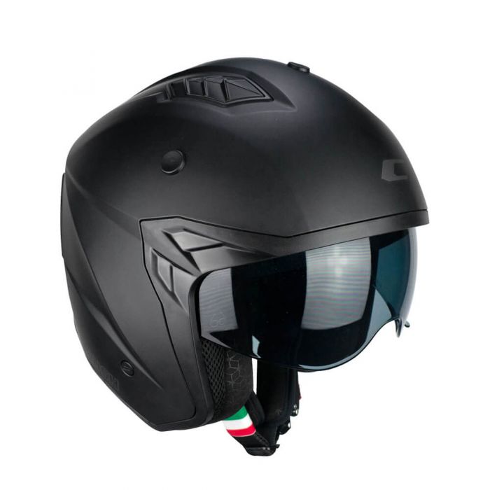 Casco Jet CGM 155A Rush - nero opaco