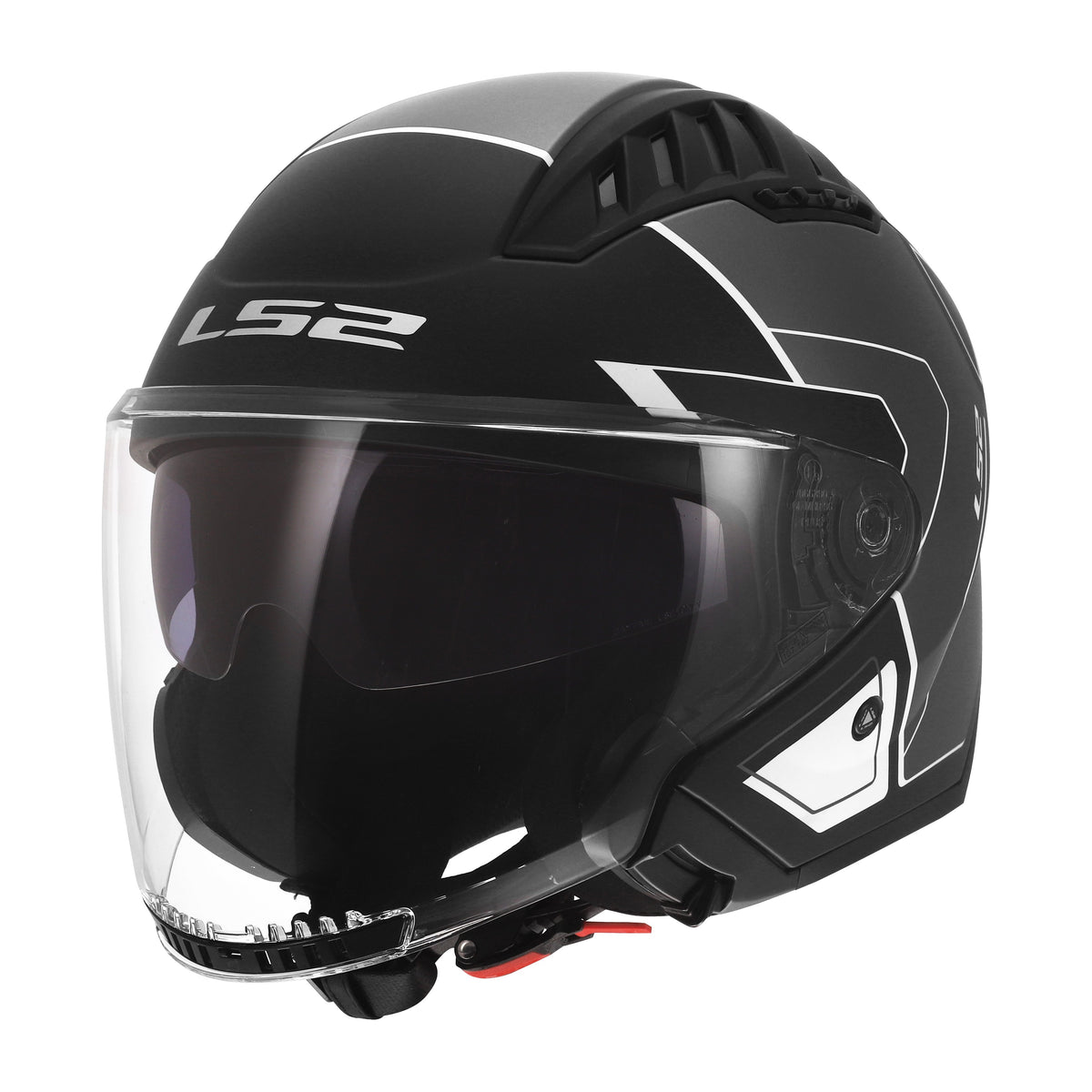 Casco moto jet LS2 OF600 COPTER II TANGO-GRIGIO