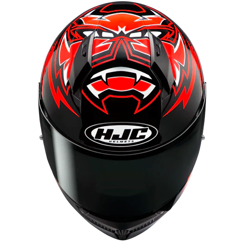Casco integrale HJC C10 Diablo Mask - nero / rosso