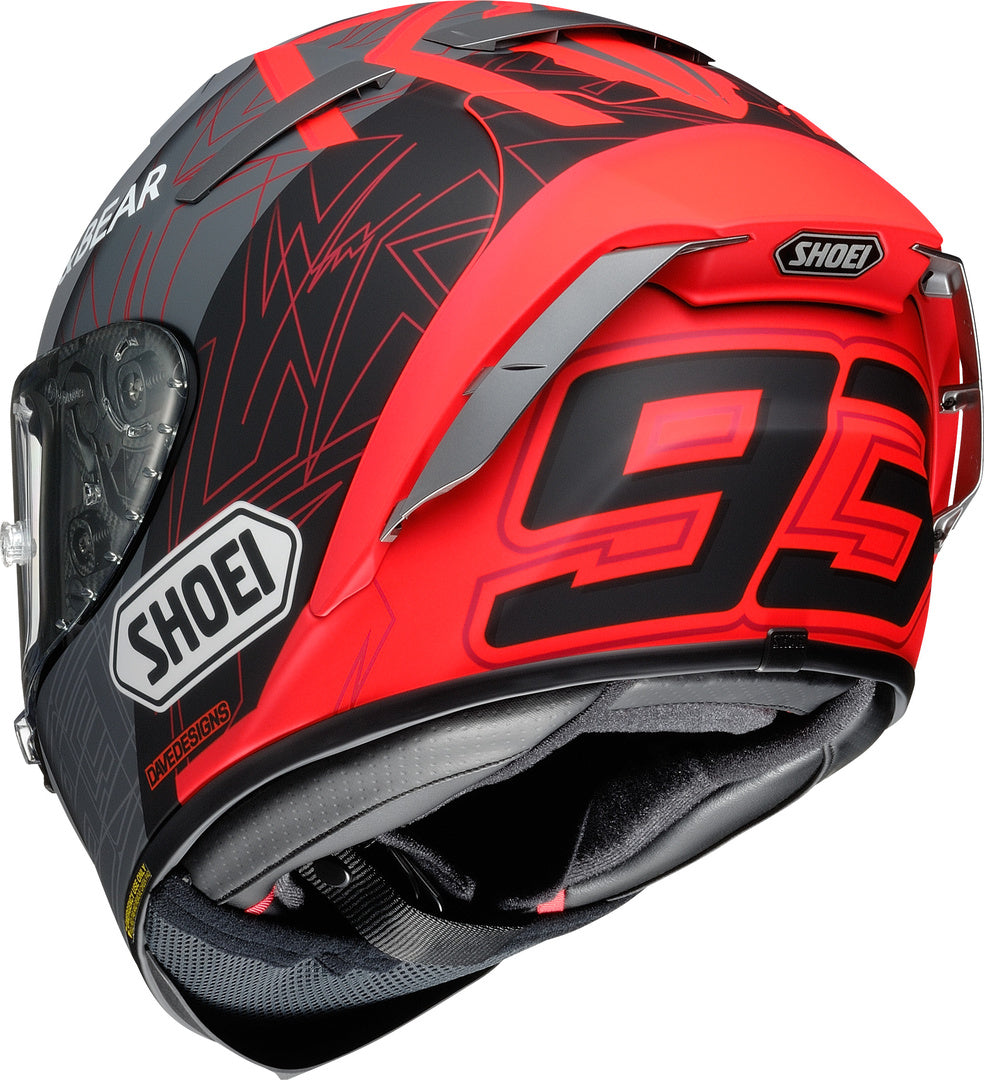 Casco Integrale SHOEI X-Spirit3 Marquez Black Concept 2.0 - Nero e rosso
