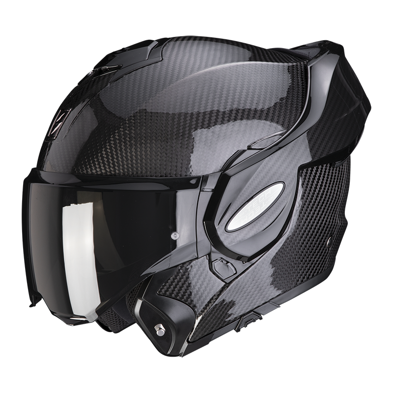 Casco Moto Modulare mentoniera ribaltabile Scorpion EXO-TECH EVO ECE 22.06 CARBON
