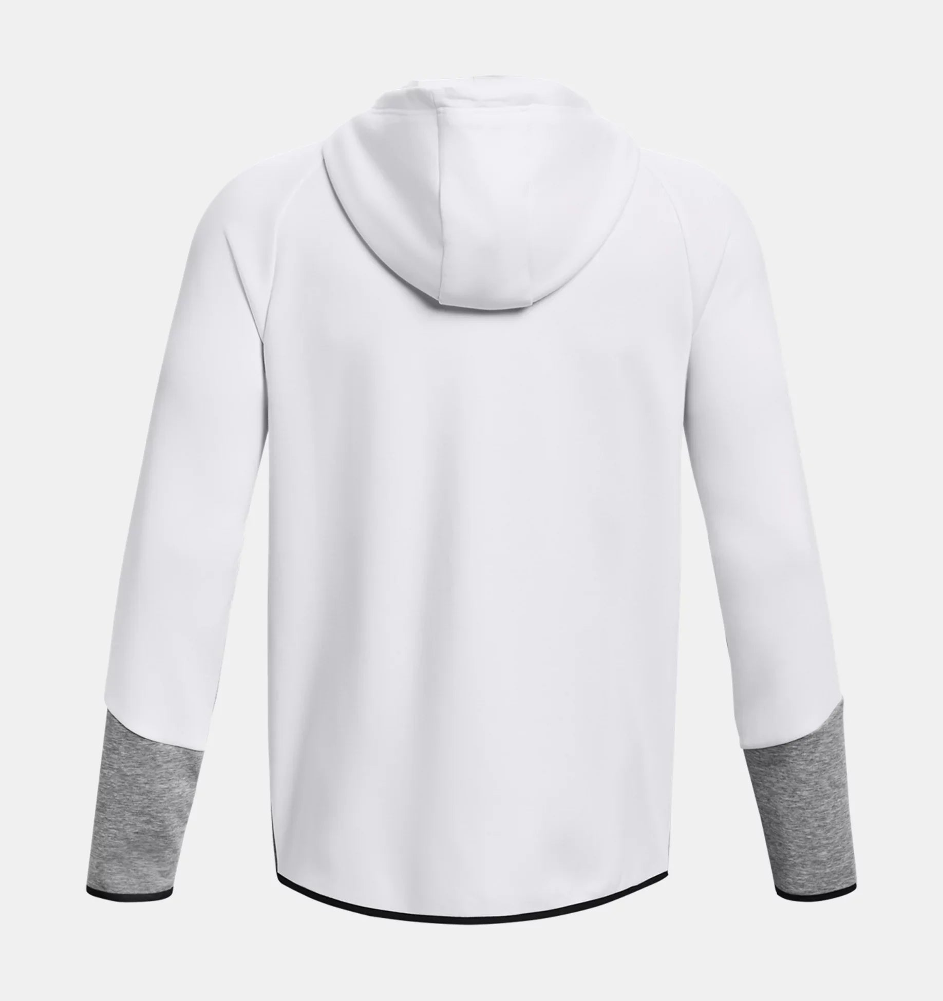 Felpa con Cappuccio Under Armour UNSTOPPABLE FLC FZ - Bianco/Grigio