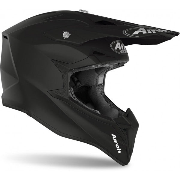 Airoh Wrap SOLID Motocross-Helm - Mattschwarz
