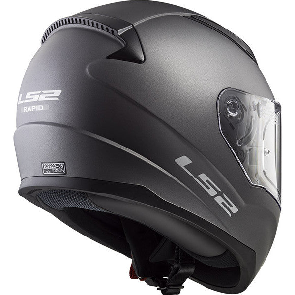Casco integrale RAPID LS2 FF353 grigio titanio opaco