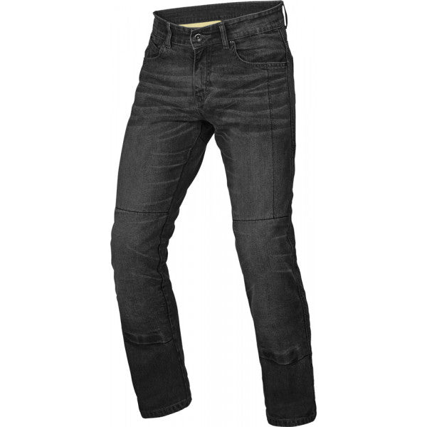 Macna REVELIN Stretch-Motorradjeans Schwarz