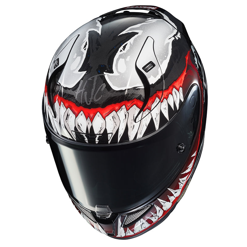 Casco integrale HJC RPHA 11 VENOM II - Nero / rosso / bianco lucido